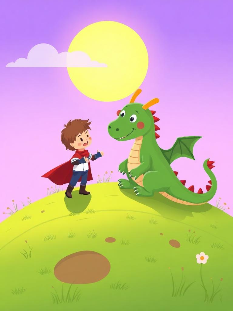 Super Boy and the Dragon personalised storybook cover